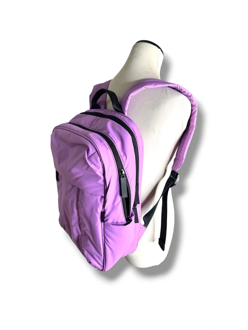 Calpak Luka 15 in Laptop Backpack Padded Travel Work School Bag Luggage Lilac